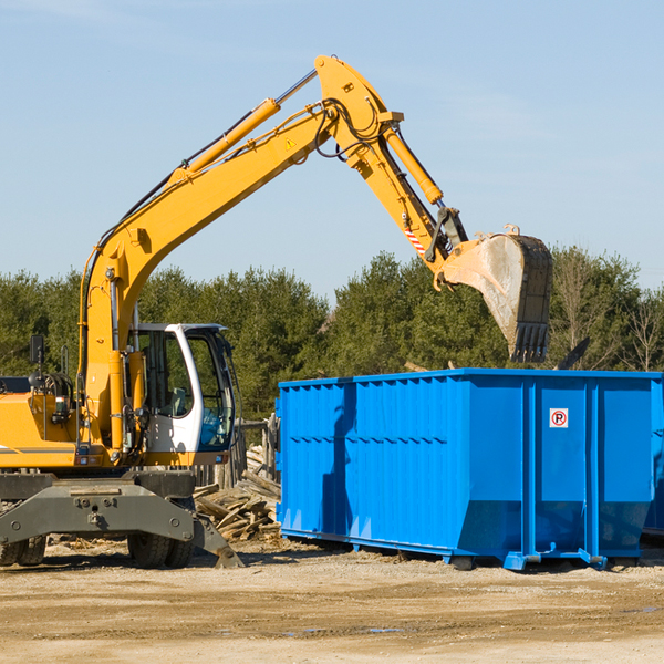 what size residential dumpster rentals are available in McKinnon